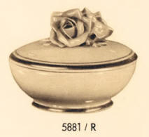 5881/R Roses Trinket Box