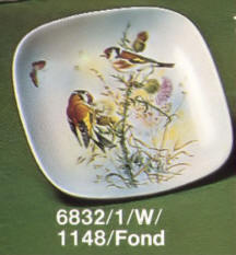 6832/1/W-1148/F Decorative wall plate