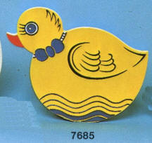 7685 Duck wall plaque