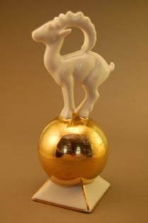 Ram on a Gold Ball