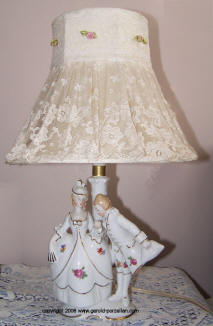 victorian Couple Lamp