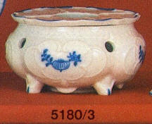 5180/3 Blue Onion Pot Warmer
