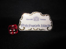 Dealer sign Patchwork Black