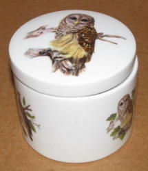 Gerold Porzellan Owl Trinket Box