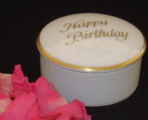 Gerold Porzellan Happy Birthday Trinket Box