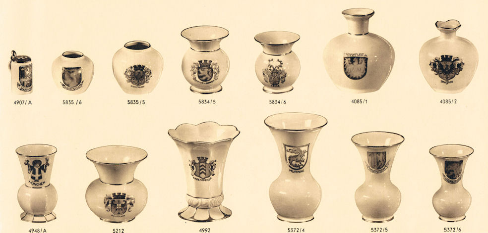 Vase sizes